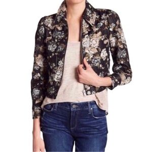 PAIGE - Cropped Floral Jacket